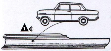 Einstiegsblech Schweller rechts Opel Kadett A BJ 62-65