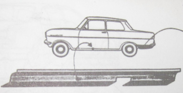 Innenschweller rechts Opel Kadett A BJ 62-65