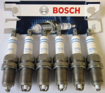 6x BOSCH ZÜNDKERZE OPEL SENATOR B  DOHC 3.0 24V