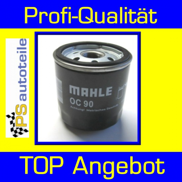 MAHLE Ölfilter OC 90 Opel Kadett E 1.2, 1.3i Cat, 1.3N +S, 1.4i +S, 1.6i, 1.6i Cat, 1.6S, 1.8, 1.8i +S, 2.0i, 2.0i Cat