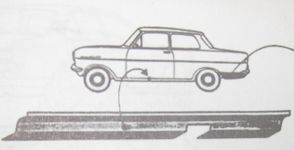 Innenschweller links Opel Kadett A BJ 62-65