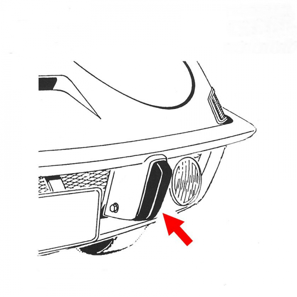 Stoßstangenhornpuffer vorne Opel GT