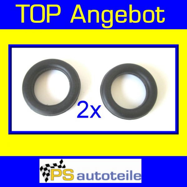 2x Halter Abgasanlage, Auspuffgummi Opel Kadett E