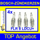 4x BOSCH-Zündkerze FRL 8 LDCU Opel Kadett E 1.4-2.0 GSI